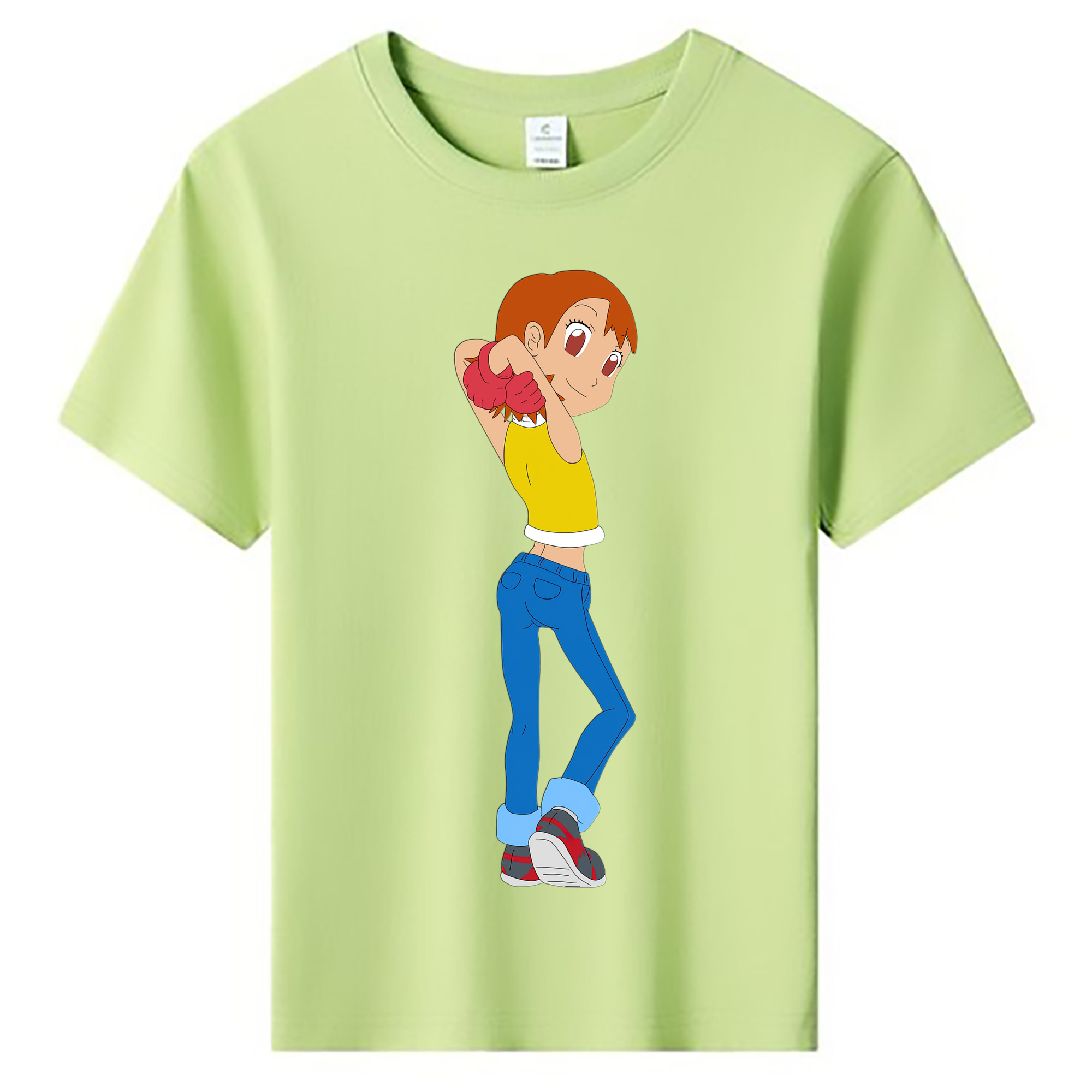 （画像用） Digimon デジタルモンスター/デジモン 綿100％キッズTシャツ（フロントプリント）